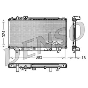 Arrefecedor do motor DENSO DRM44002