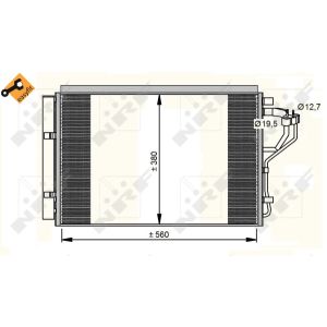 Condensator, airconditioning NRF 35996