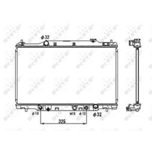 Radiator, motorkoeling NRF 53679