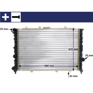 Arrefecedor do motor MAHLE CR 520 000S