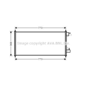 Condensator, airconditioning AVA COOLING FDA5361 AVA