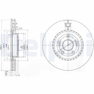 Disco de freno DELPHI BG3685