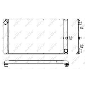 Radiator, motorkoeling NRF 53091