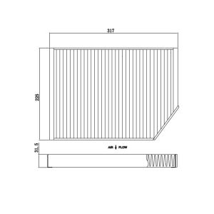 Filtro, ar do habitáculo  FEBI BILSTEIN 174437