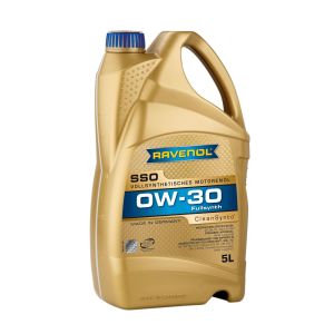 Óleo de motor RAVENOL 1111100 SSO 0W30 5L