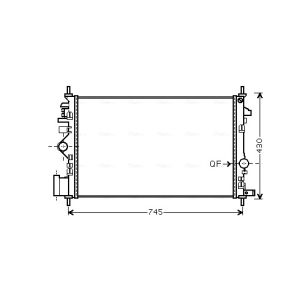 Arrefecedor do motor AVA COOLING OLA2474