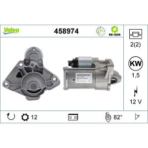 Motor de arranque VALEO 458974