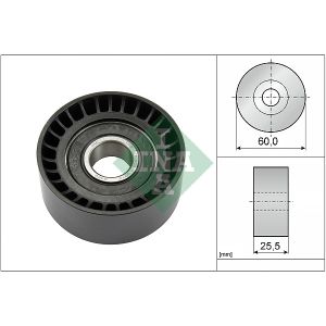 Polia guia, correia trapezoidal INA 532 0243 10