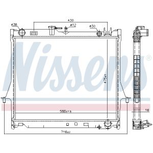 Radiator NISSENS NIS 60855