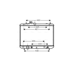 Arrefecedor do motor AVA COOLING SZ2098