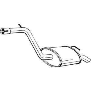 Endschalldämpfer BOSAL 154-181
