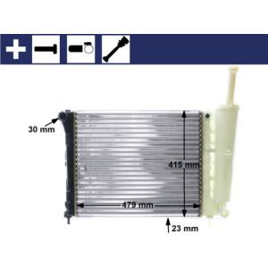 Arrefecedor do motor MAHLE CR 1859 000S