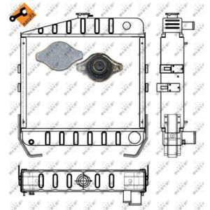 Kühler, Motorkühlung NRF 53657