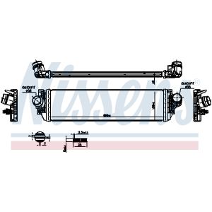 Intercooler NISSENS 961504