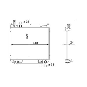 Arrefecedor do motor MAHLE CR 1577 000S