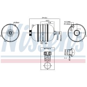 Depósito de compensación, refrigerante NISSENS 996126