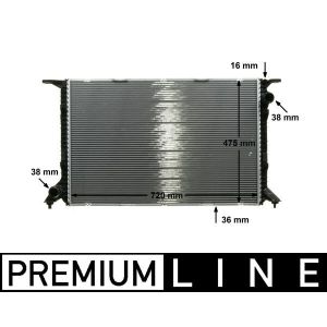 Arrefecedor do motor MAHLE CR 1132 000P
