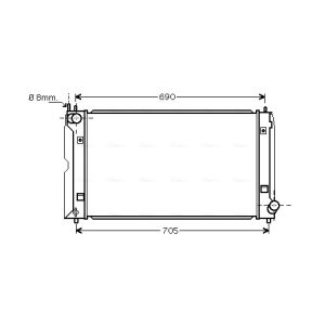 Motorkühler AVA COOLING TOA2403