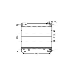 Motorkühler AVA COOLING SZA2074
