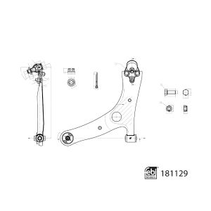 Suspensão da roda FEBI BILSTEIN 181129