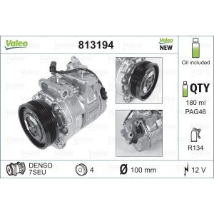 Compressor, ar condicionado VALEO VAL813194