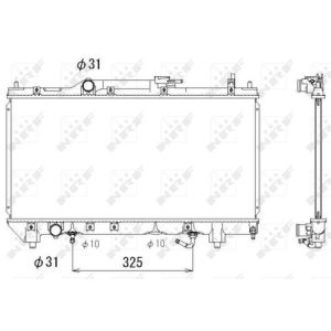 Kühler, Motorkühlung NRF 53278