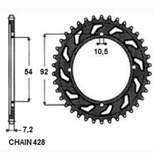 équipement, derrière SUNSTAR SUNR1-2046-49