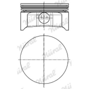 Kolben NÜRAL 87-141207-00