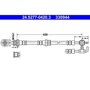 Bromsslang ATE 24.5277-0420.3