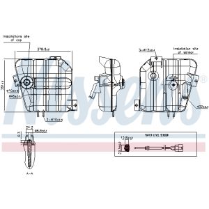 Depósito de compensación, refrigerante NISSENS 996084