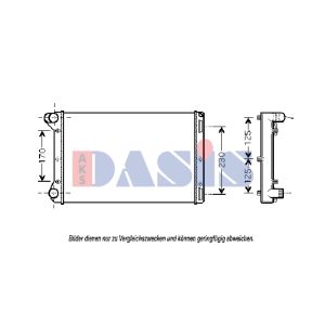 Motorkühler AKS DASIS 080078N