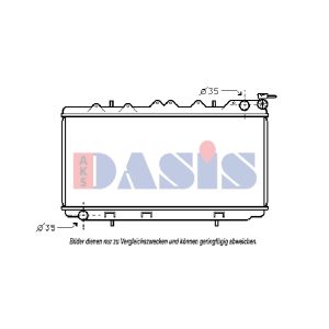 Arrefecedor do motor AKS DASIS 070790N