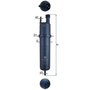 Filtro de combustível KNECHT KL1131