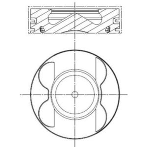 Pistão MAHLE 001 PI 00106 002