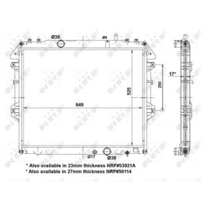 Radiator, aandrijfbatterij EASY FIT NRF 53921