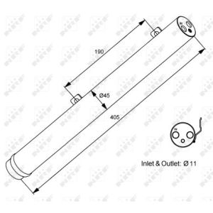 Trockner, Klimaanlage NRF 33353