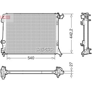 Arrefecedor do motor DENSO DRM23116