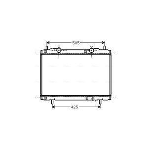 Arrefecedor do motor AVA COOLING FT2167