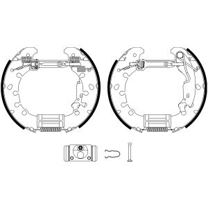 Jeu de mâchoires de frein Shoe Kit Pro TEXTAR 84065301