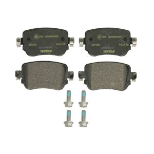 Conjunto de pastilhas de travão TEXTAR 2511003, atrás