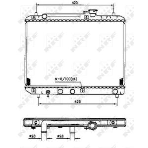 Kühler NRF 53207