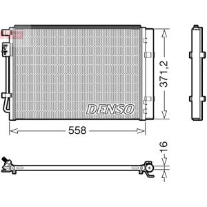 Kondensator, Klimaanlage DENSO DCN41015