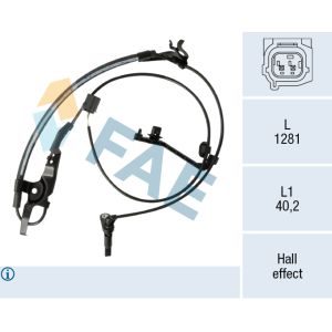 Sensor de velocidad, ABS FAE 78754