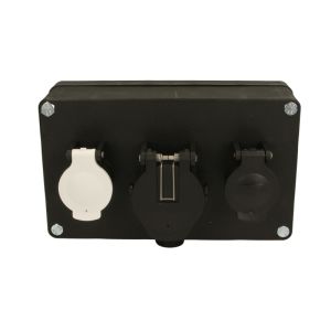 Conjunto de conectores de cabos, adaptador frontal semirreboque/reboque ASPÖCK A76-7069-007