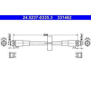 Flexible de frein ATE 24.5237-0335.3