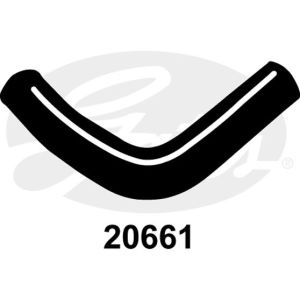 Tubo flessibile del radiatore GATES 20661