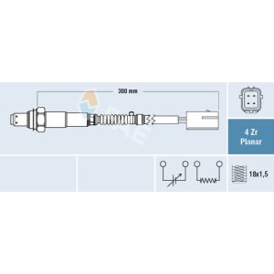 Sonda lambda FAE 77677