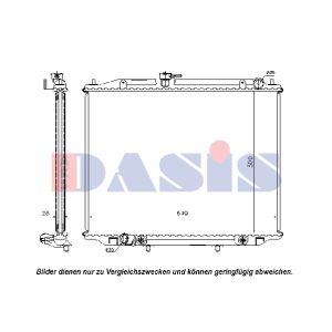 Motorkühler AKS DASIS 070143N