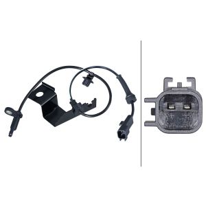 ABS-sensor HELLA 6PU 358 217-351