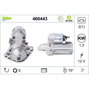 Motor de arranque VALEO 460443